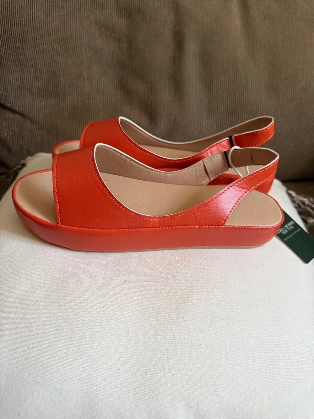 Women’s Orange Slingback Open-Toe shoes